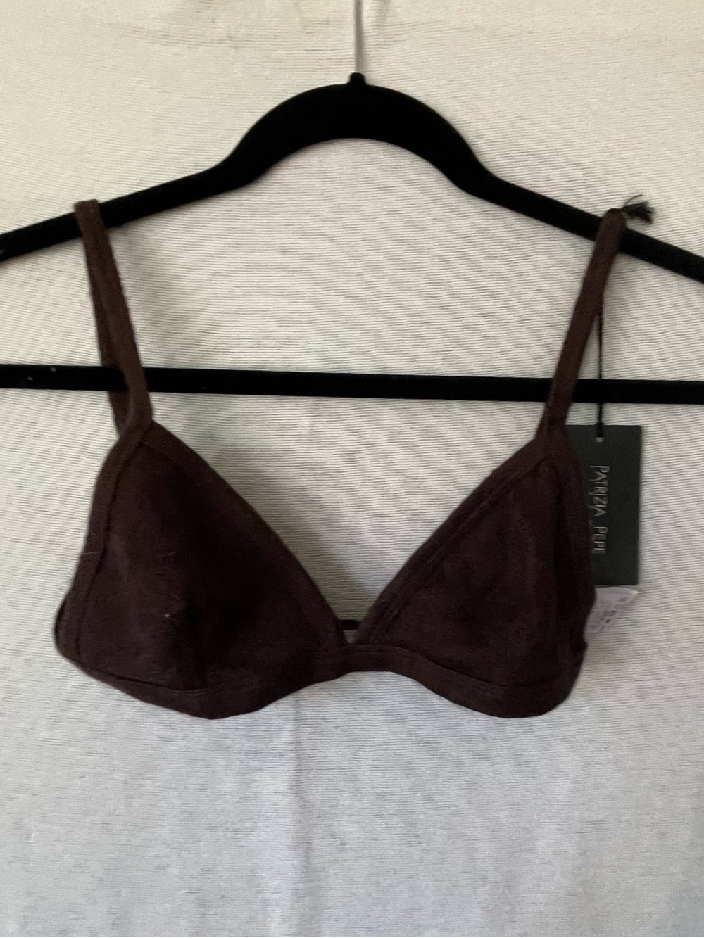 Patrizia Pepe peat bathing suit top size 1 new w/ tags Made in Italy